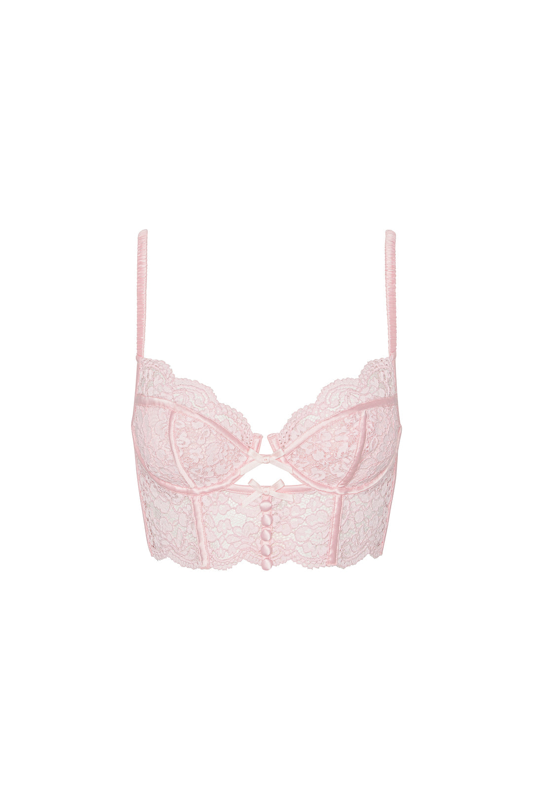 Creamsicle Lace Underwire Bra — Pink