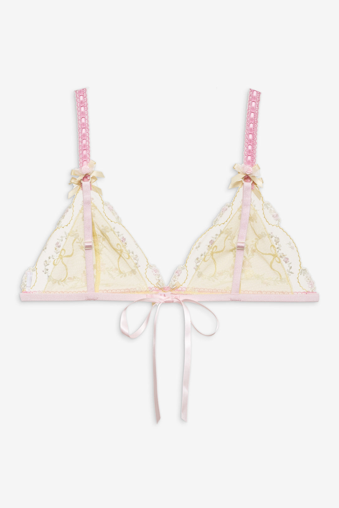 Sunny Bouquet Bralette — Multi Yellow