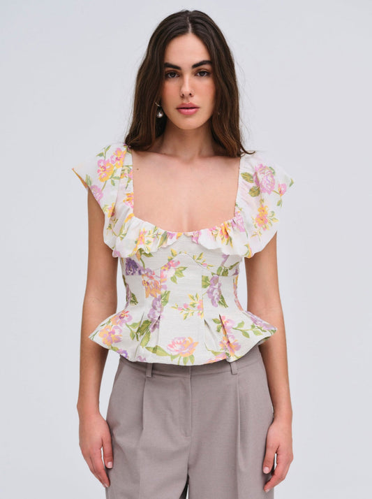 Cleodora Top — White