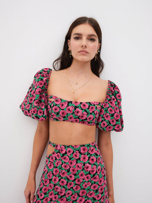 Dolcetto Crop Top — Red