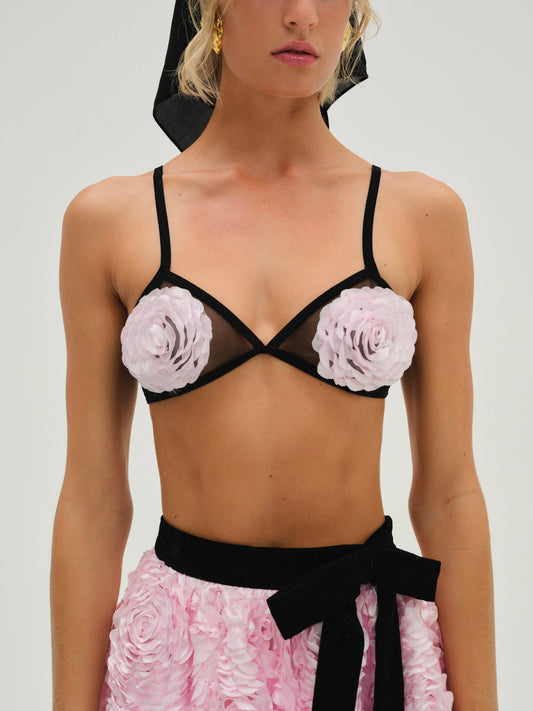 Nicolette Bra Top — Pink