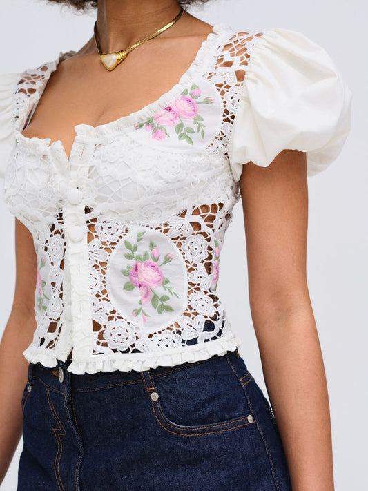 Bordeaux Top — Pink