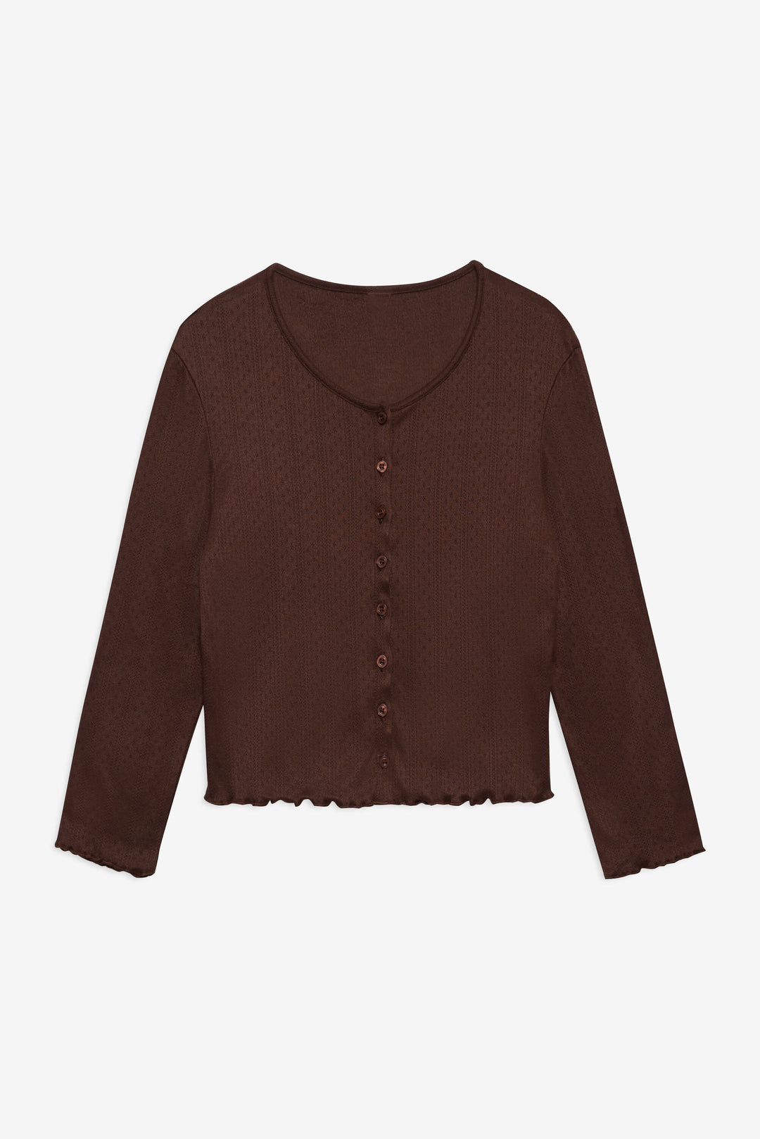 Elliana Cardigan — Chocolate