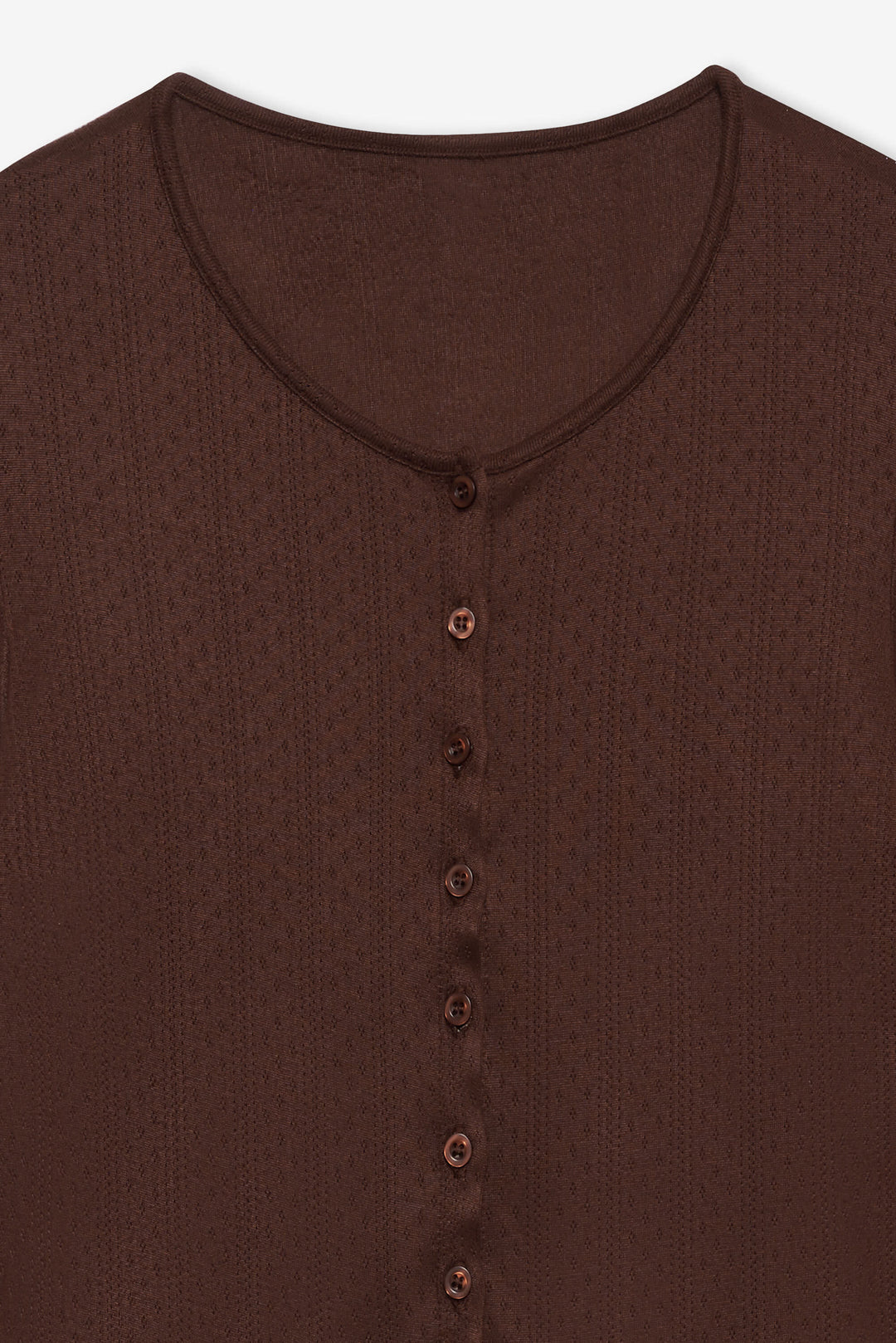 Elliana Cardigan — Chocolate