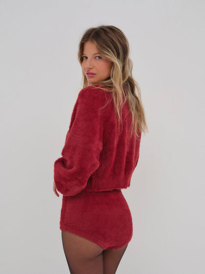 Fiona Cardigan — Red