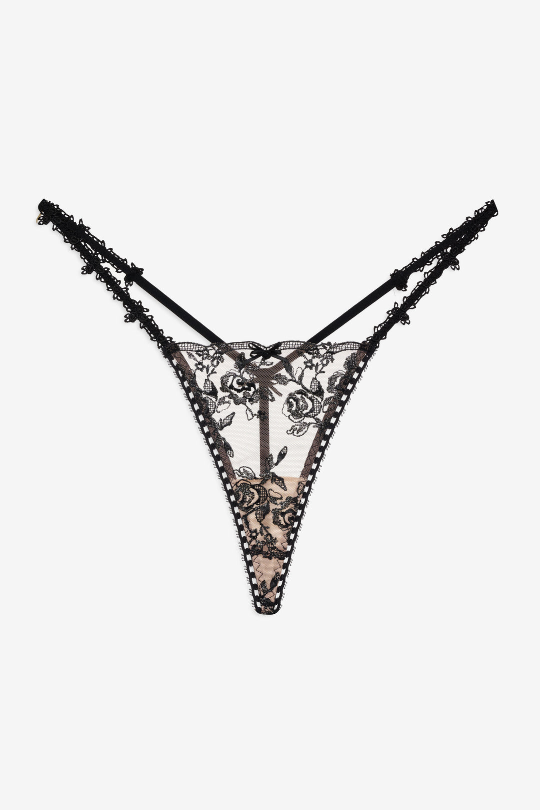 Sonia G String Panty — Black