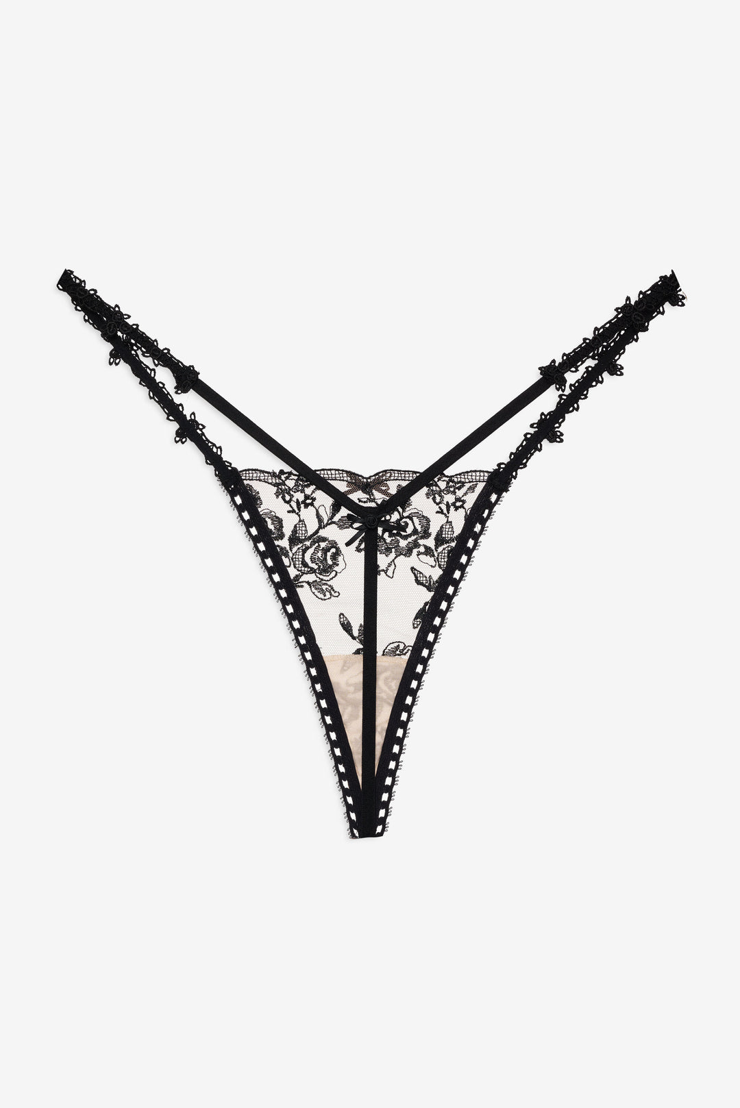 Sonia G String Panty — Black