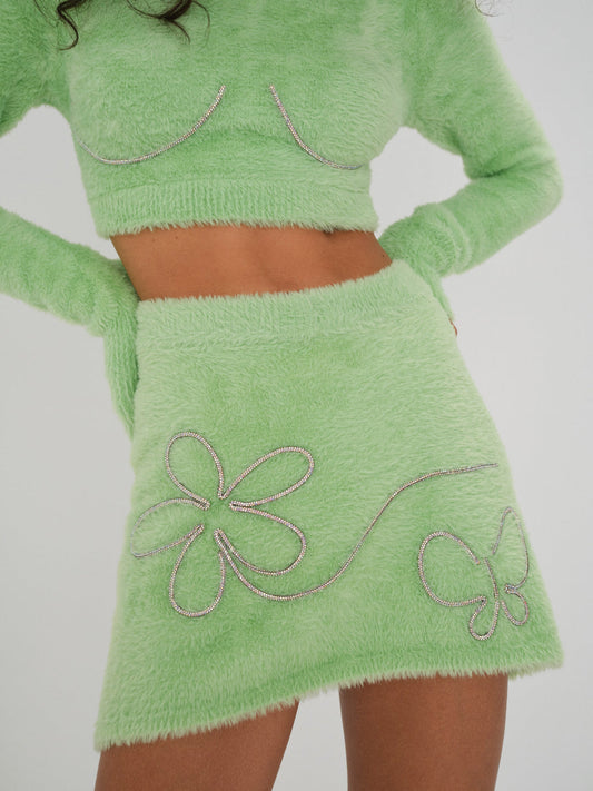 Sullivan Mini Skirt — Green