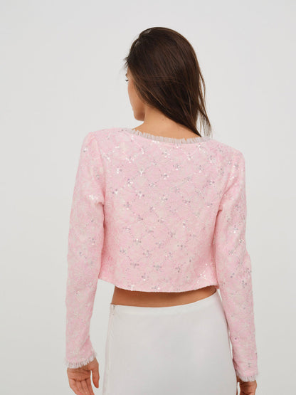 Isabeau Cardigan — Pink