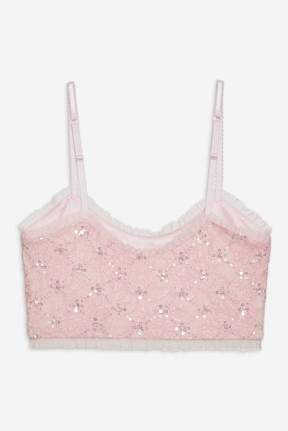 Isabeau Sleep Top — Pink