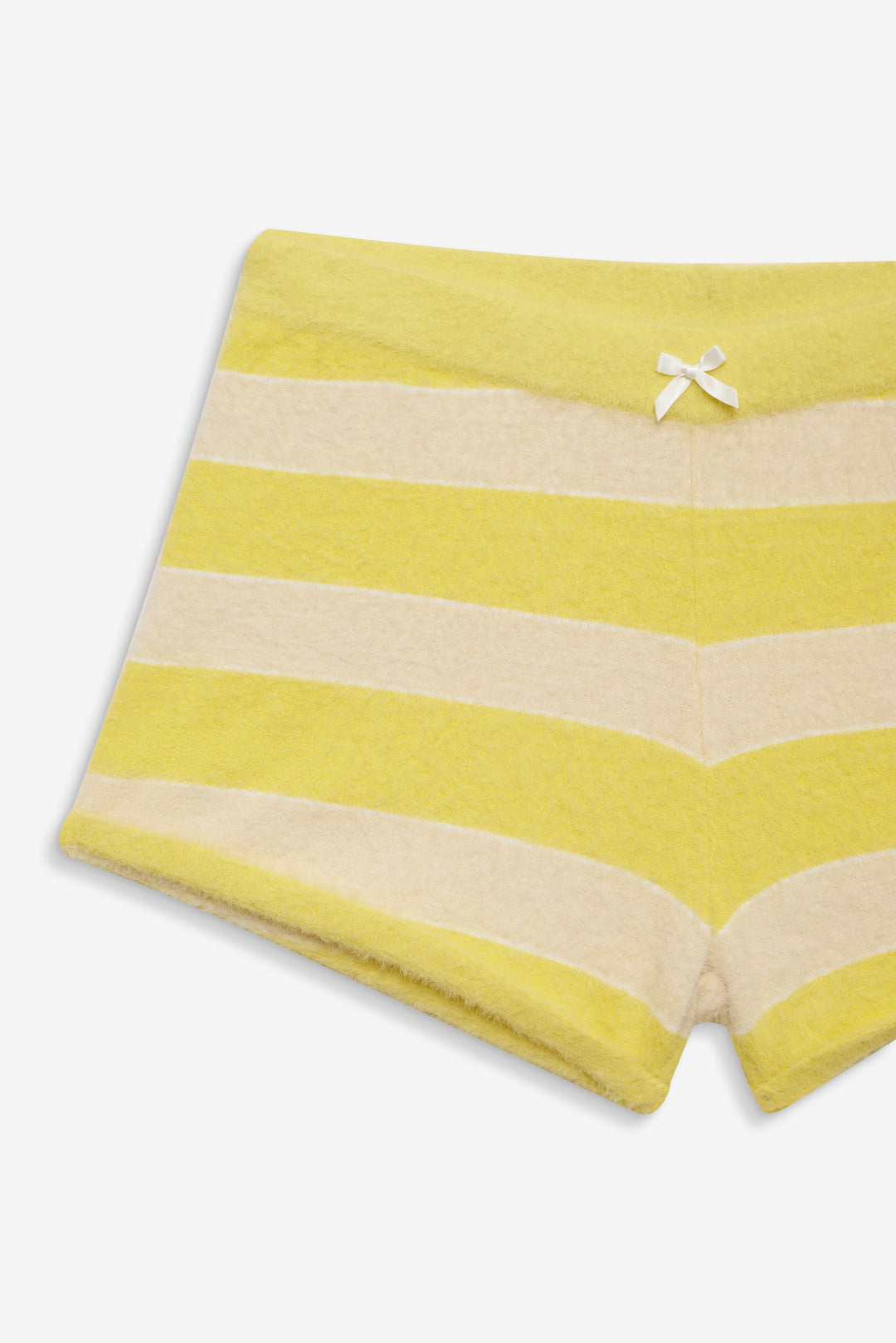 Sleepy Stripe Shorts — Yellow