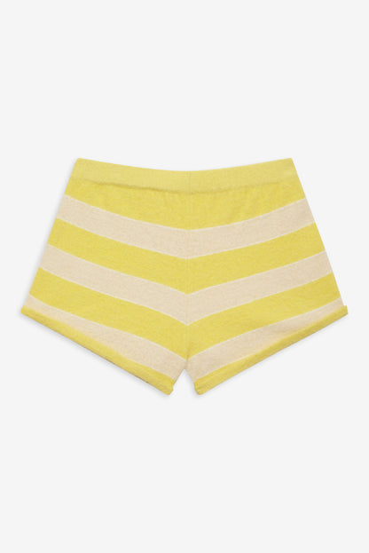 Sleepy Stripe Shorts — Yellow