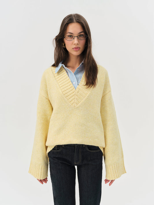 Amelia Sweater — Yellow