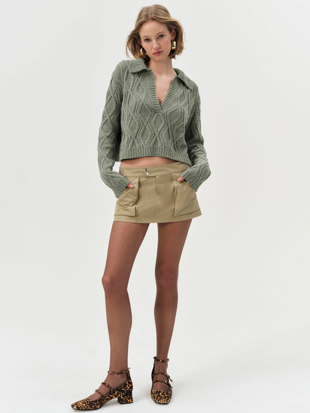 Madison Chenille Polo — Green