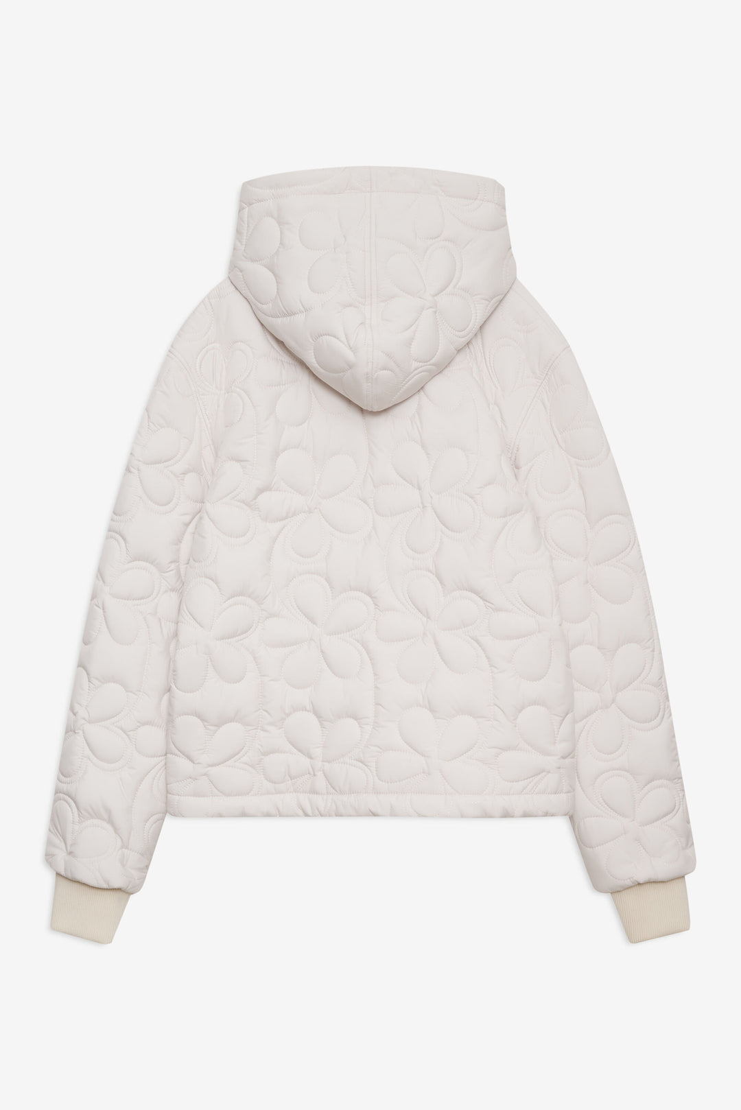 Isabel Quilted Puffer Jacket — Cream