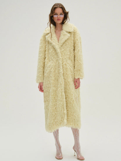 Serenne Coat — Yellow