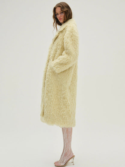 Serenne Coat — Yellow