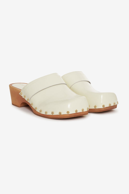 Adahlia Clog — Cream