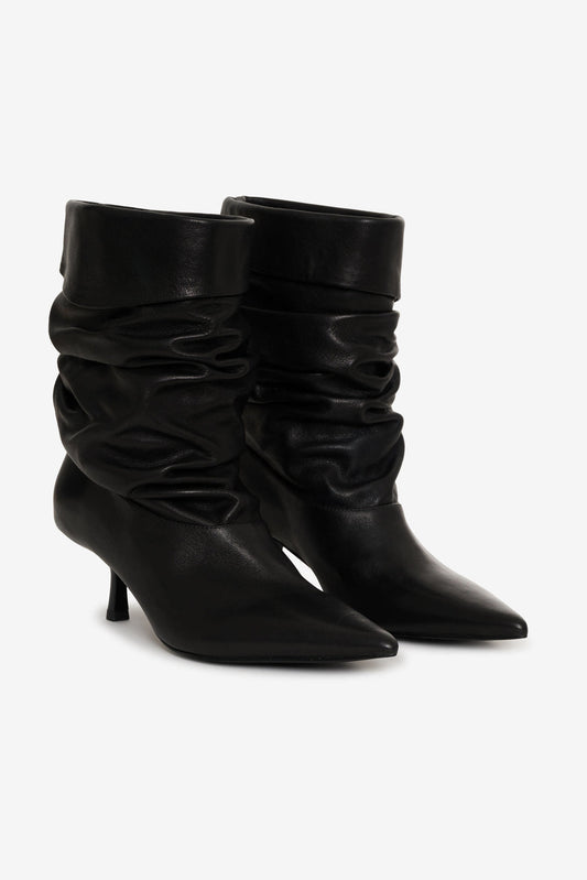 Verbana Slouch Boot — Black