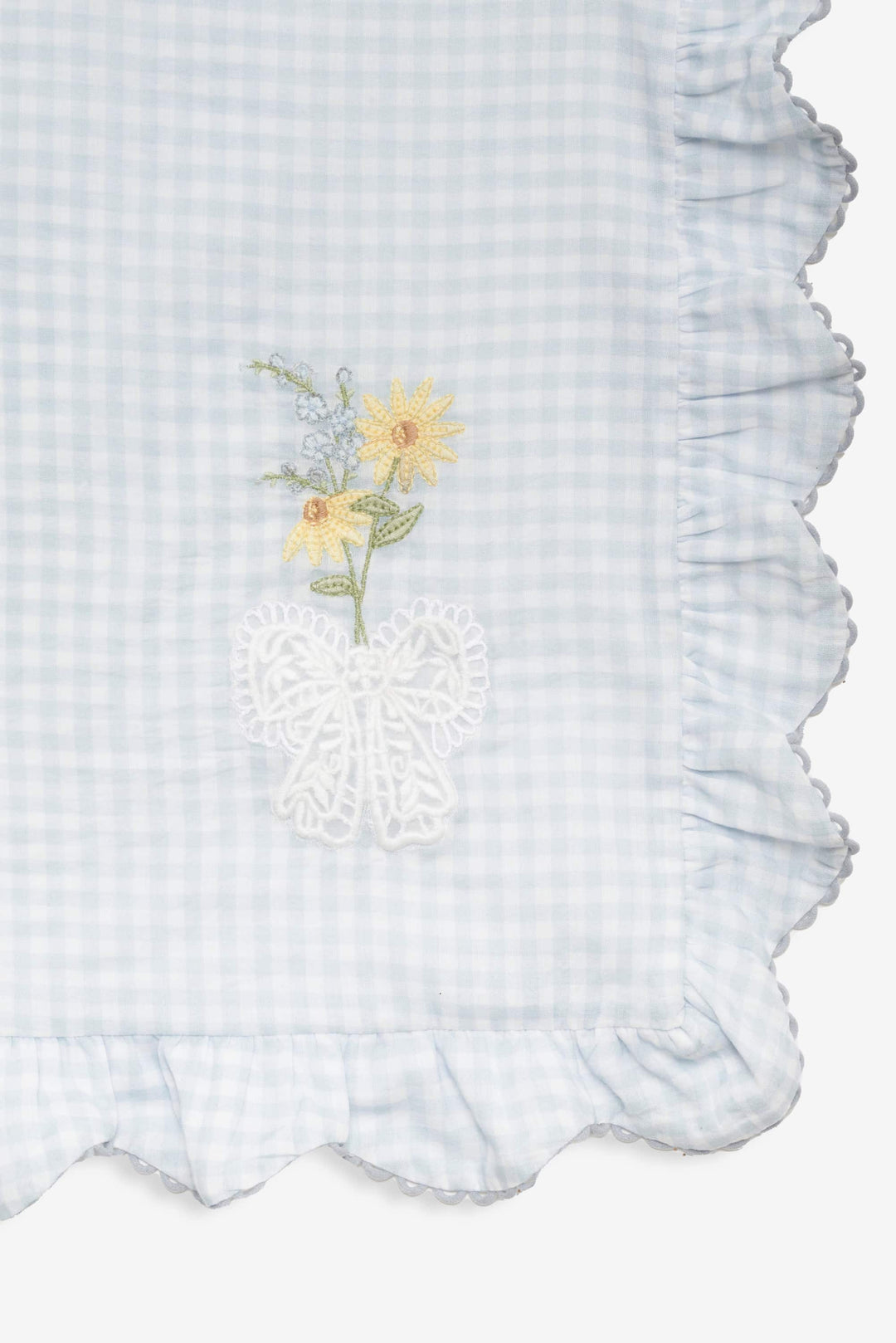Bluebell Gingham Placemats — Blue