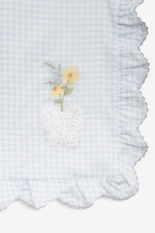 Bluebell Gingham Placemats — Blue