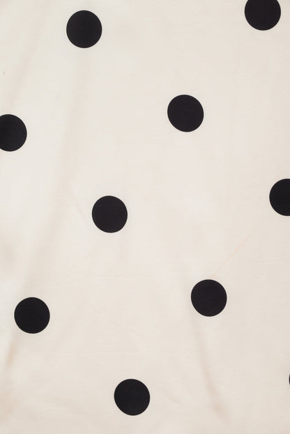 Dorothy Dot Headscarf — Cream