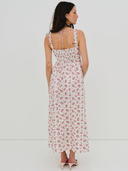 Etienne Midi Dress — Pink