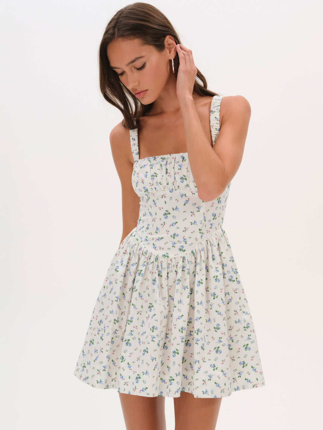 Zofia Mini Dress — Blue