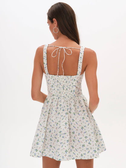 Zofia Mini Dress — Blue