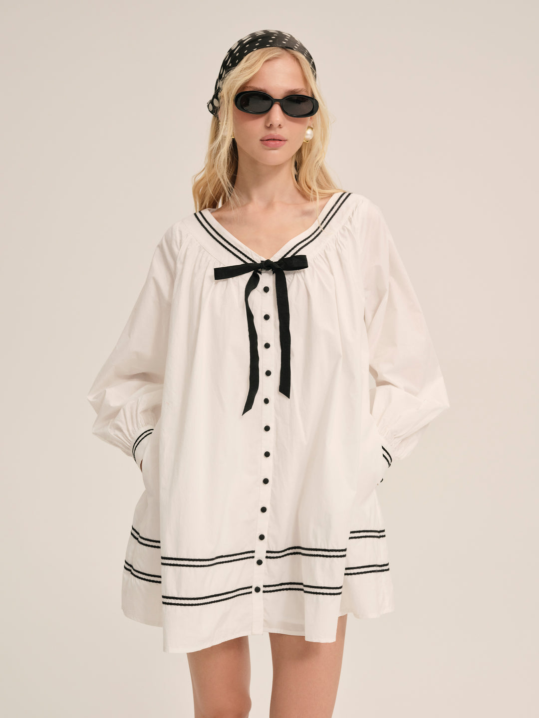Shelly Mini Dress — White