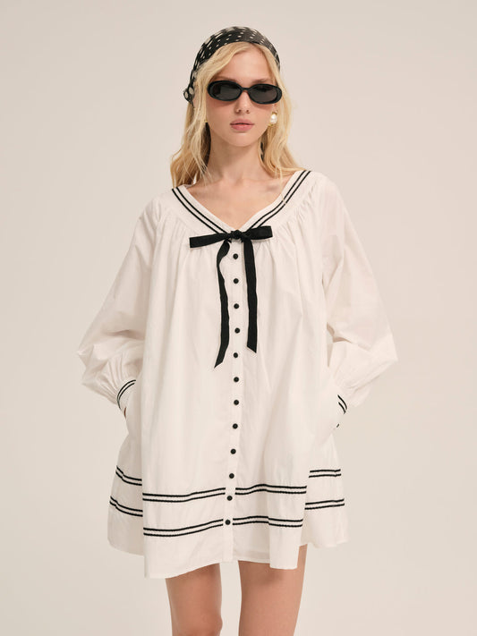 Shelly Mini Dress — White