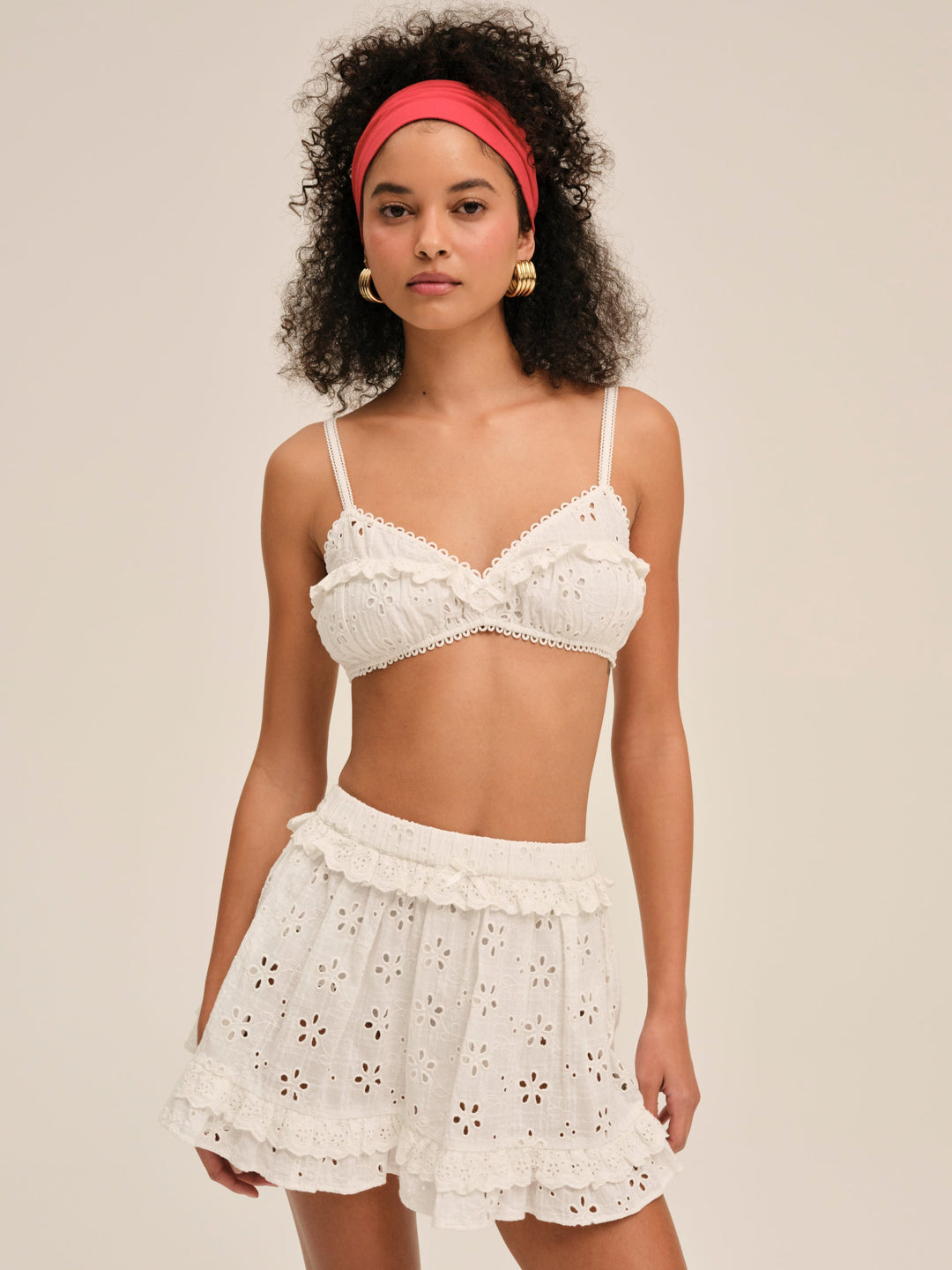 Dreamy Daisy Bra Top — White