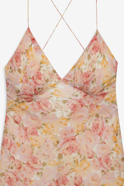 Elea Maxi Dress — Peach