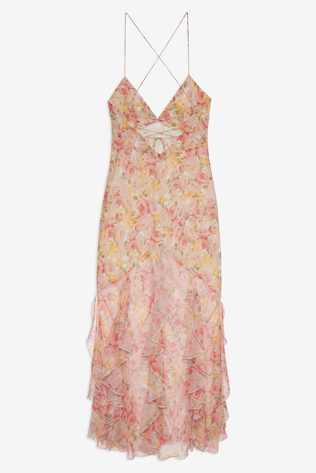 Elea Maxi Dress — Peach