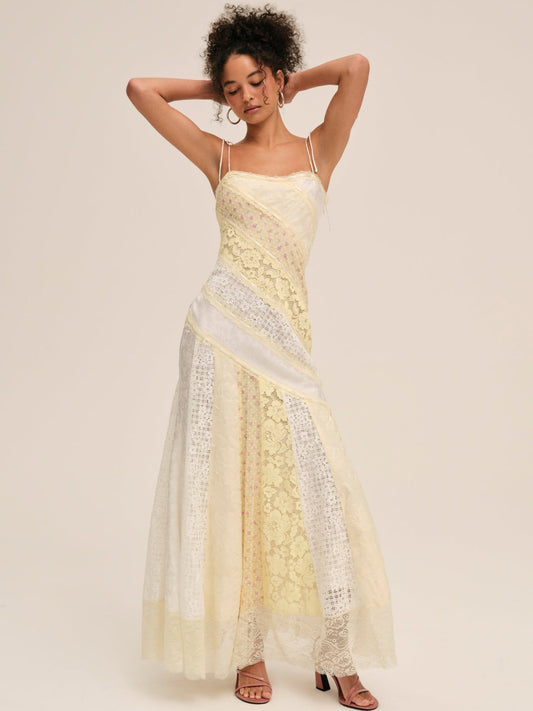 Abigail Maxi Dress — Yellow