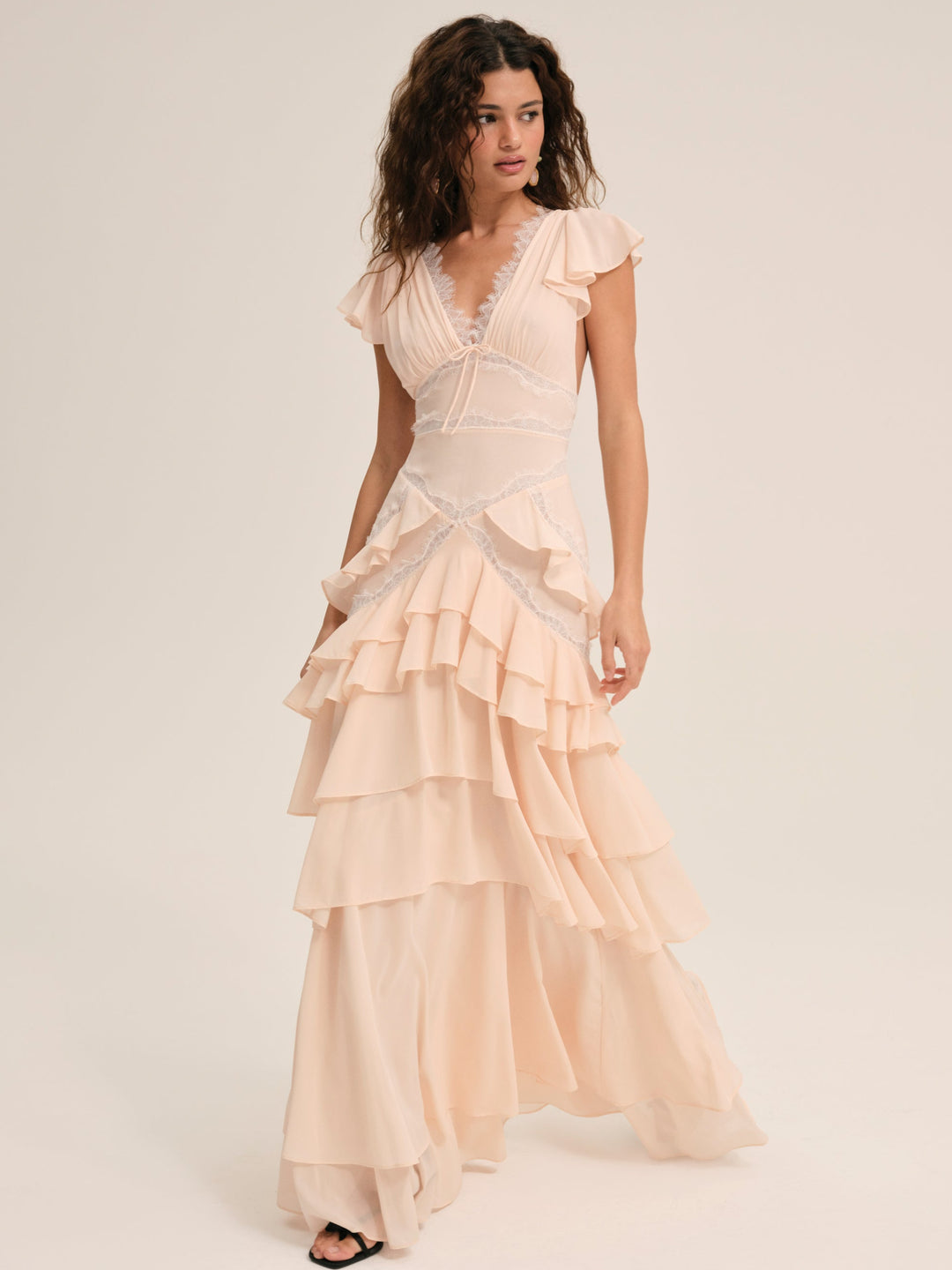 Adriana Gown — Peach