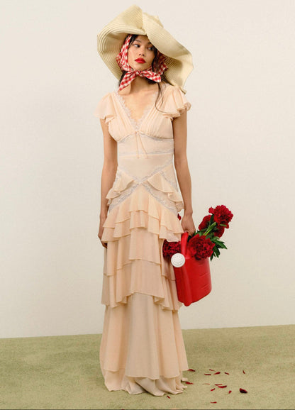 Adriana Gown — Peach