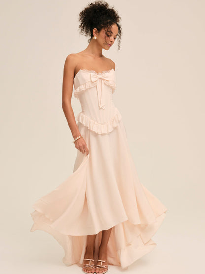 Harmony Maxi Dress — Peach