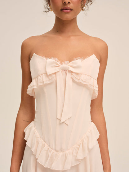 Harmony Maxi Dress — Peach