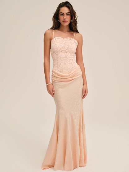 Karissa Gown — Peach