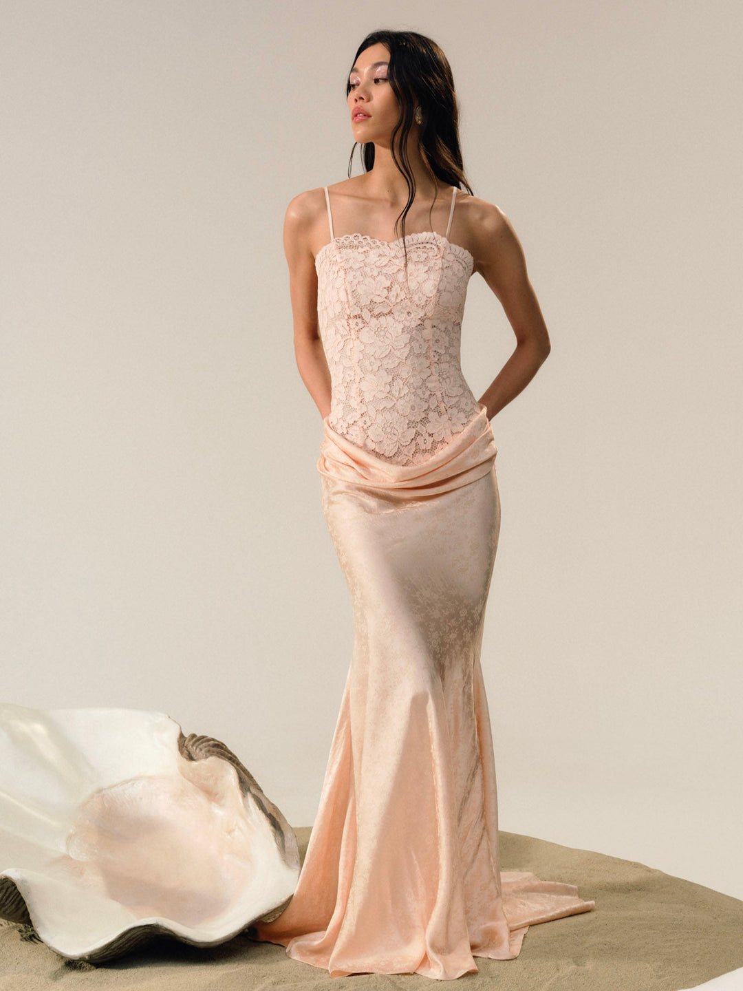 Karissa Gown — Peach