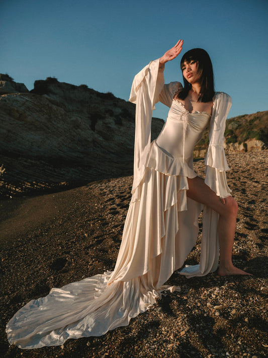 Zelia Maxi Dress — Cream
