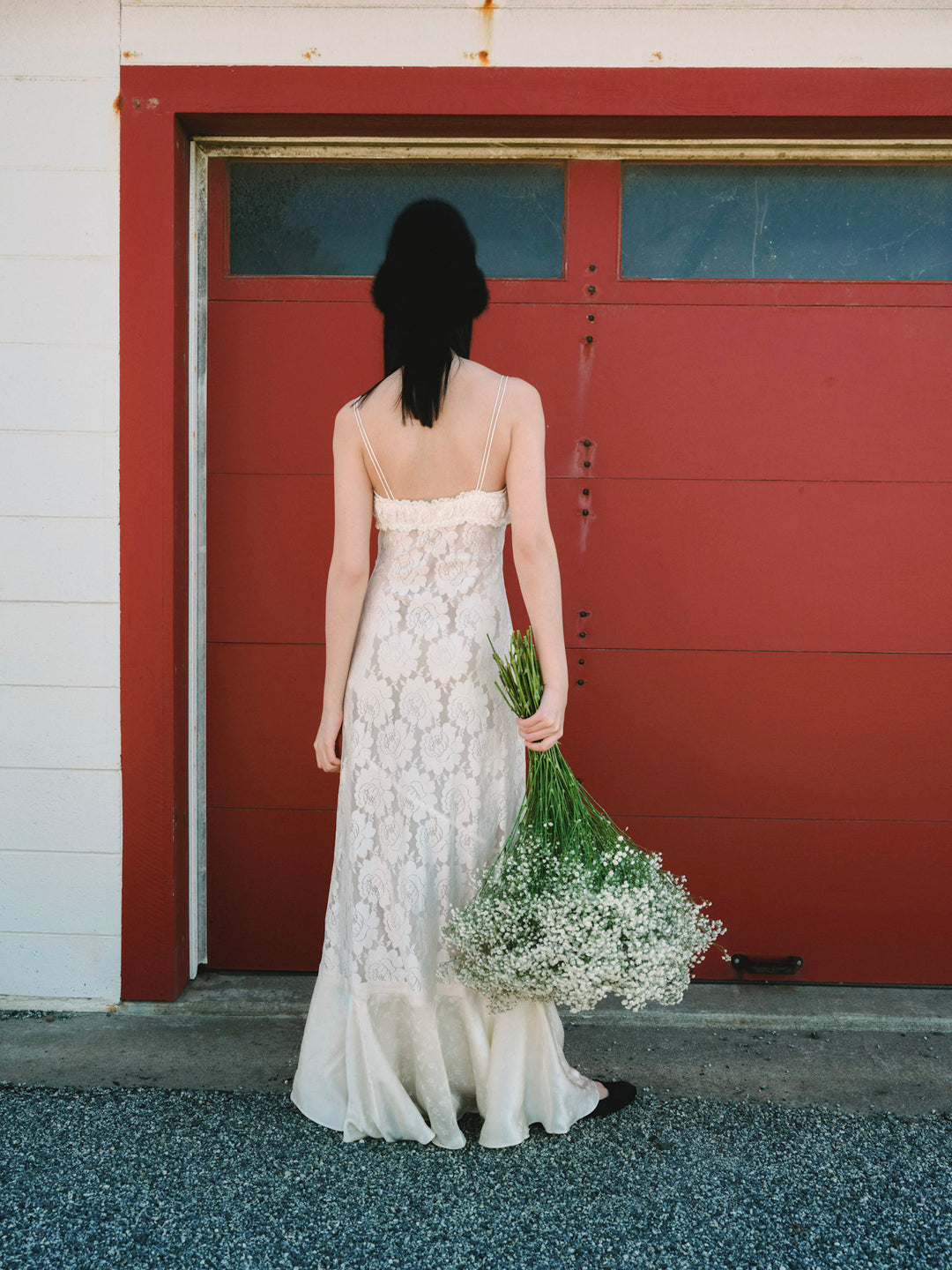 Claudia Rose Lace Gown — Cream