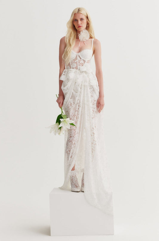 Alora Bridal Gown — White