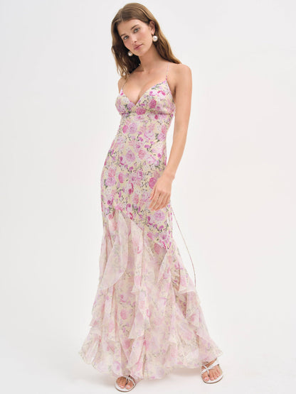 Elea Maxi Dress — Yellow