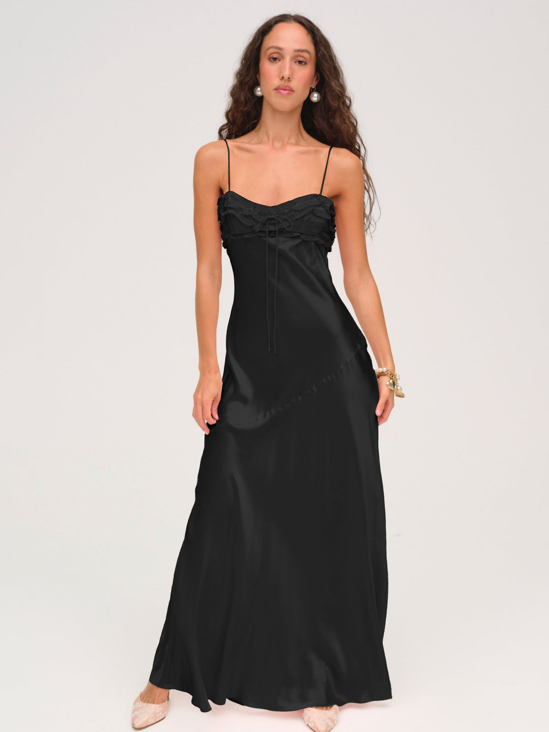 Natalie Maxi Dress — Black