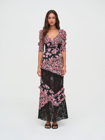 Emalyn Maxi Dress — Black