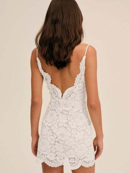 Lakeside Mini Dress — White