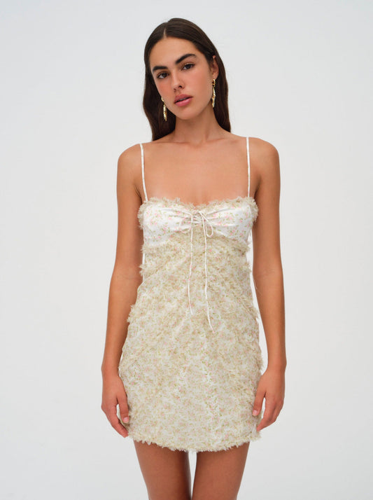 Chania Mini Dress — Yellow