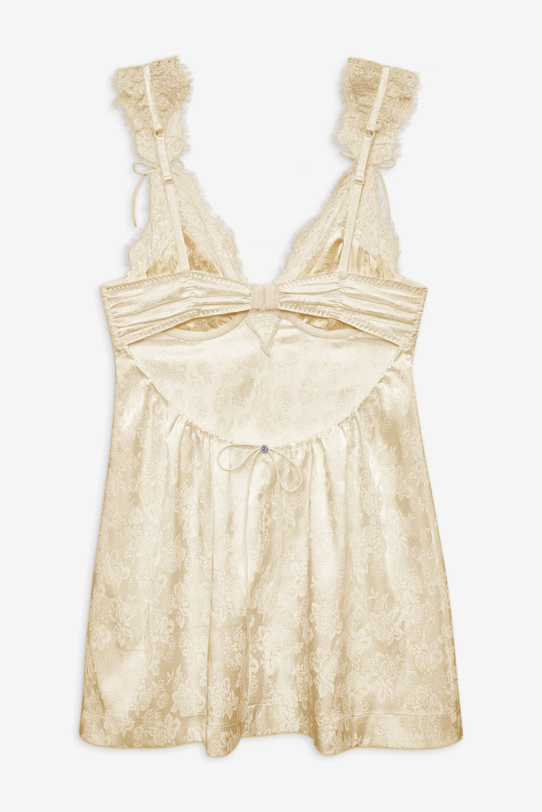 Victoria Slip Dress — Cream